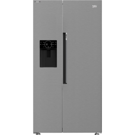 Beko ASP33B32VPS 91cm HarvestFresh American Style Fridge Freezer - Stainless Steel Effect – Frost Free