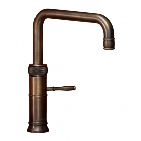Quooker 7CFSPTN PRO 7 Fusion Classic Square 3 in 1 Tap - Patinated Brass - 2