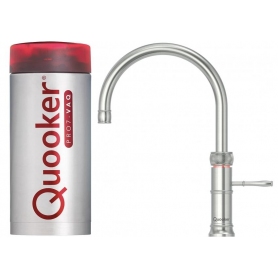 Quooker 7CFRRVS PRO 7 Classic Fusion Round 3 in 1 Tap - Stainless Steel