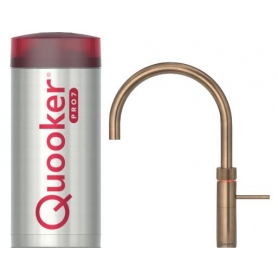 Quooker 7FRPTN PRO 7 Fusion Round 3 in 1 Tap - Patinated Brass