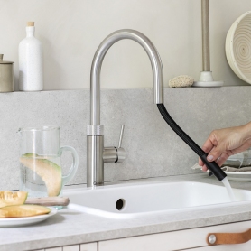 Quooker 2.2XCHR Combi Fusion Square 3-in-1 Boiling Water Tap - Polished Chrome