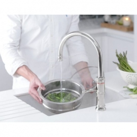 Quooker 7CNRCHR PRO 7 Classic Nordic Round 3 in 1 Single Tap - Polished Chrome