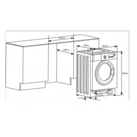 CDA CI327 Integrated washing machine 7kg 1400rpm - 1