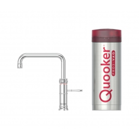 Quooker 3CFSCHR PRO 3 Classic Fusion Square 3 in 1 Tap - Polished Chrome - 0