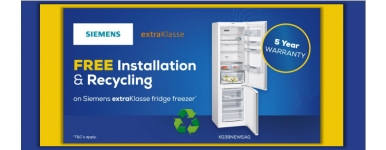 Siemens Free Install & Recycling